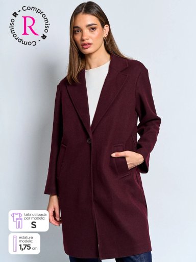 ABRIGO MUJER INDEX LARGO BÁSICO - 1