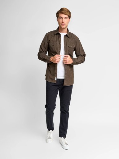 CAMISA HOMBRE REGATTA ALGODÓN MANGA LARGA COTELÉ - 4