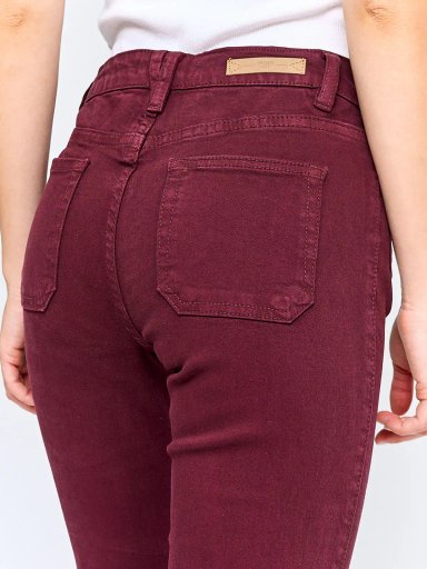 PANTALÓN MUJER INDEX ALGODÓN FLARE - 5
