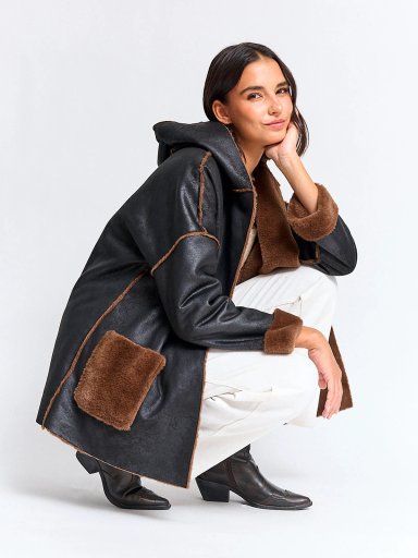 CHAQUETA MUJER TATIENNE CORTA EFECTO PIEL - 4