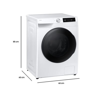 LAVADORA SECADORA SAMSUNG WD12FG6B34BEZS 12KG 8KG BLANCO - 4