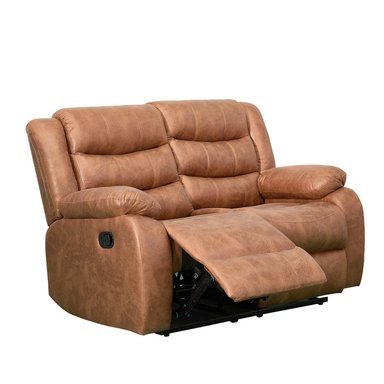 SOFÁ RECLINABLE RIPLEY HOME NEW BELFAST 2 CUERPOS CAFÉ - 2