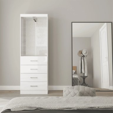 CLOSET EXIT 2 PUERTAS 4 CAJONES BLANCO - 3