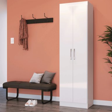 CLOSET EXIT MULTIUSO 2 PUERTAS 4 REPISAS BLANCO - 4