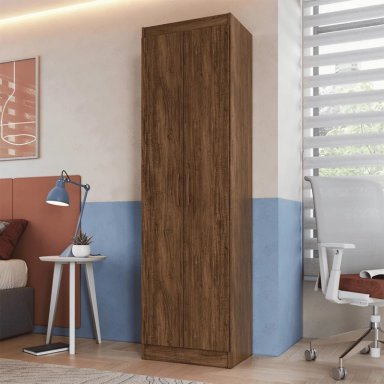 CLOSET EXIT MULTIUSO 2 PUERTAS 4 REPISAS CAFÉ - 3