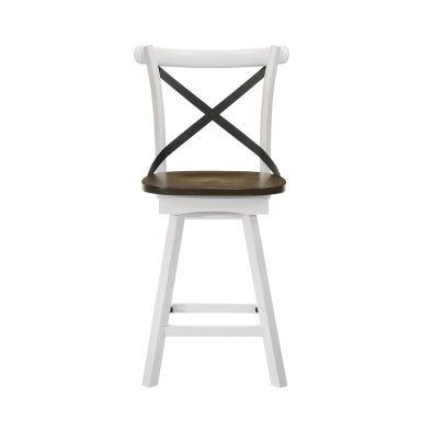 JUEGO DE COMEDOR RIPLEY HOME STOOL CRUZ 4 SILLAS CAFÉ - 6