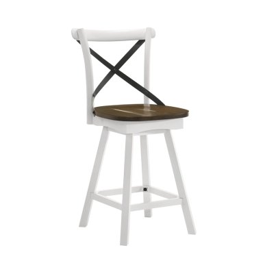 JUEGO DE COMEDOR RIPLEY HOME STOOL CRUZ 4 SILLAS CAFÉ - 7