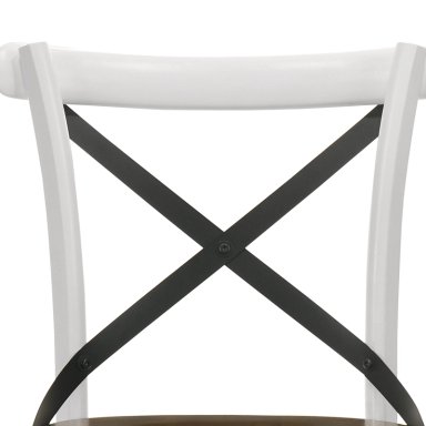 JUEGO DE COMEDOR RIPLEY HOME STOOL CRUZ 4 SILLAS CAFÉ - 8