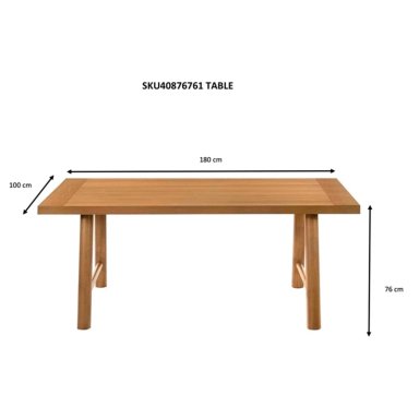 JUEGO DE COMEDOR MAISON LINETT JULIETTE 6 SILLAS BEIGE - 6