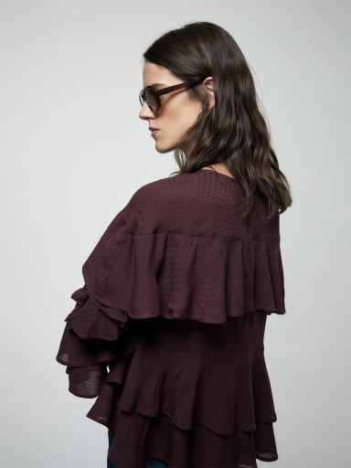 BLUSA MUJER SFERA ALGODÓN MANGA LARGA - 2