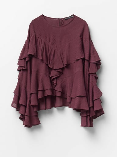 BLUSA MUJER SFERA ALGODÓN MANGA LARGA - 5