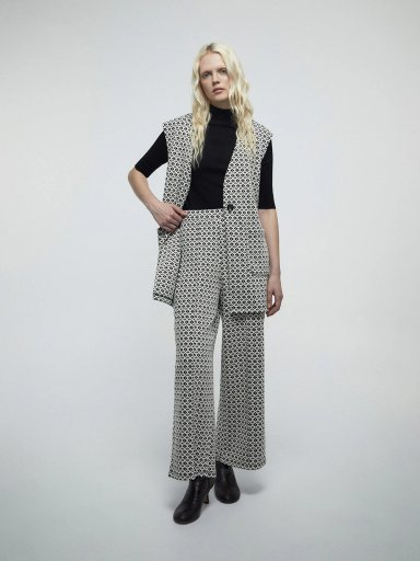 PANTALÓN MUJER SFERA JACQUARD - 1