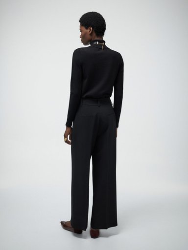 PANTALÓN MUJER SFERA ANCHO LISO - 4