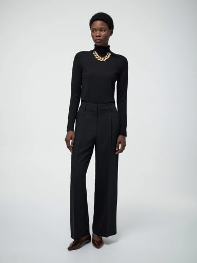 PANTALÓN MUJER SFERA ANCHO LISO - 1