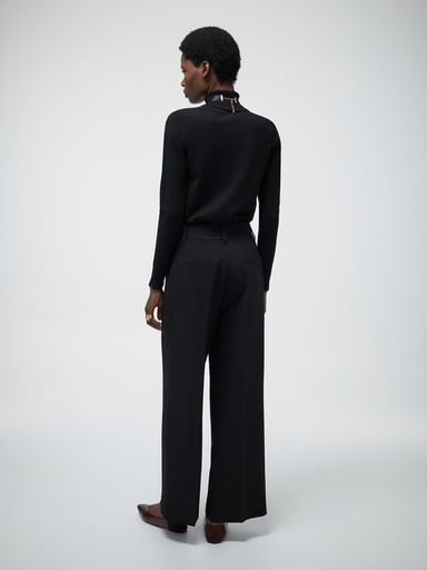 PANTALÓN MUJER SFERA ANCHO LISO - 4