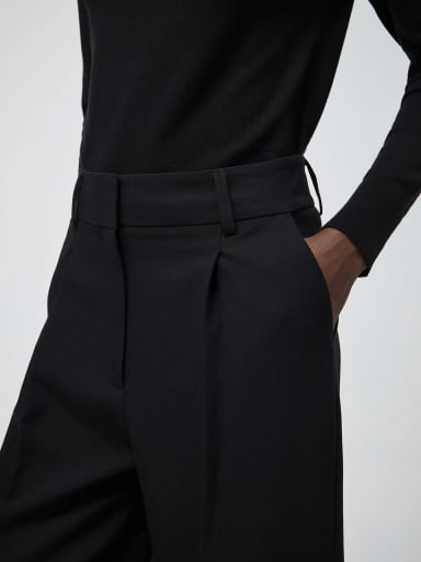 PANTALÓN MUJER SFERA ANCHO LISO - 5