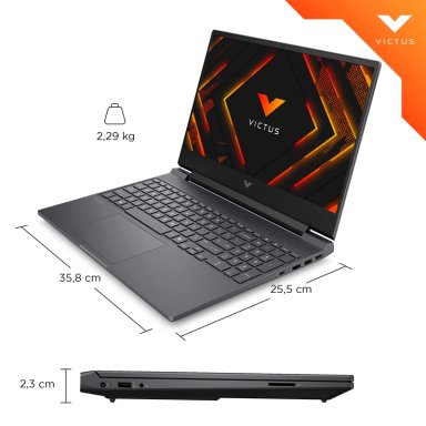 NOTEBOOK GAMER HP VICTUS 15-FB3026LA AMD RYZEN 7 16GB RAM 512GB SSD NVIDIA RTX 3050 15.6”  - 10