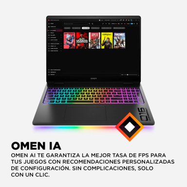 NOTEBOOK GAMER HP OMEN MAX 16-AH0005LA INTEL CORE ULTRA 9 64GB RAM 2TB SSD NVIDIA RTX 5090 16.2” - 13