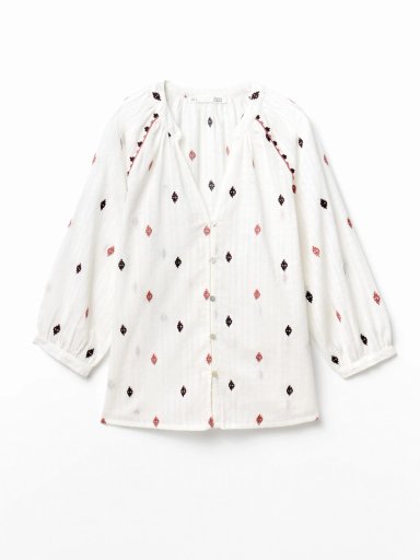 BLUSA MUJER SFERA ALGODÓN MANGA LARGA - 4