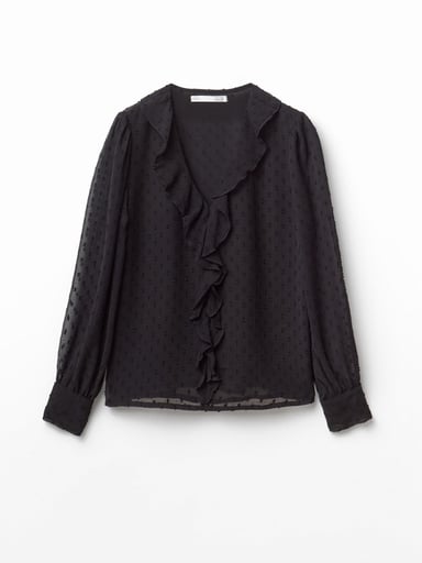 BLUSA MUJER SFERA MANGA LARGA - 4