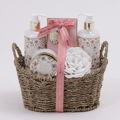 SET DE BAÑO BODY SECRET FRESH ROSE JABÓN 300ML+CREMA 300ML+JABÓN 100GR+LOCIÓN 150ML - 1