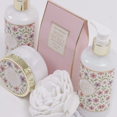 SET DE BAÑO BODY SECRET FRESH ROSE JABÓN 300ML+CREMA 300ML+JABÓN 100GR+LOCIÓN 150ML - 5