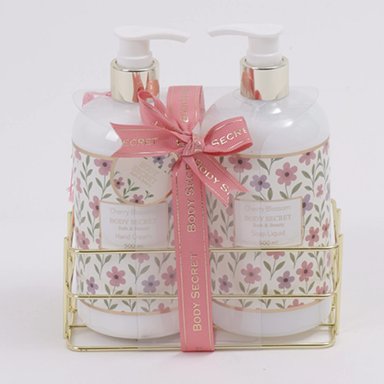 SET DE BAÑO BODY SECRET DUO FRESH ROSE JABÓN 500ML+CREMA 500ML - 3