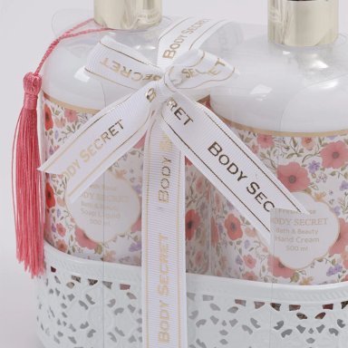 SET DE BAÑO BODY SECRET DUO WILD JABÓN 500ML+CREMA 500ML - 4