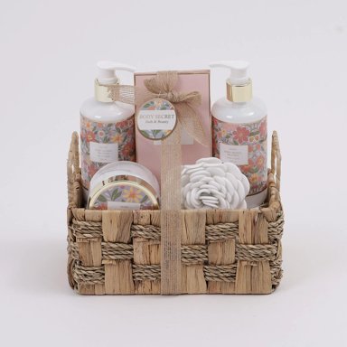 SET DE BAÑO BODY SECRET NATURAL CREMA 300ML+JABÓN 300ML+LOCIÓN 150ML+JABÓN 100GR - 1