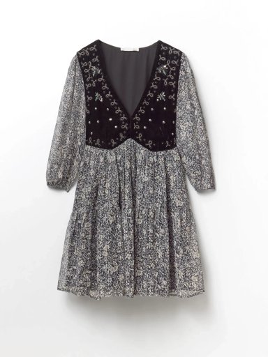 VESTIDO MUJER SFERA CORTO MANGA LARGA - 6
