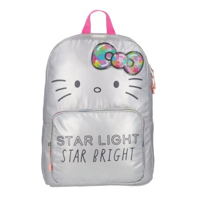MOCHILA HELLO KITTY PLATA - 1