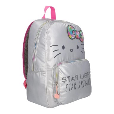 MOCHILA HELLO KITTY PLATA - 2