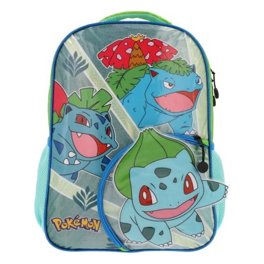 MOCHILA POKEMON INFANTIL VERDE - 1