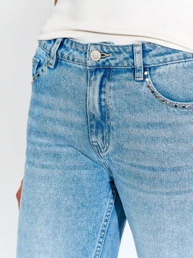 JEANS MUJER BARBADOS ALGODÓN TACHAS - 4