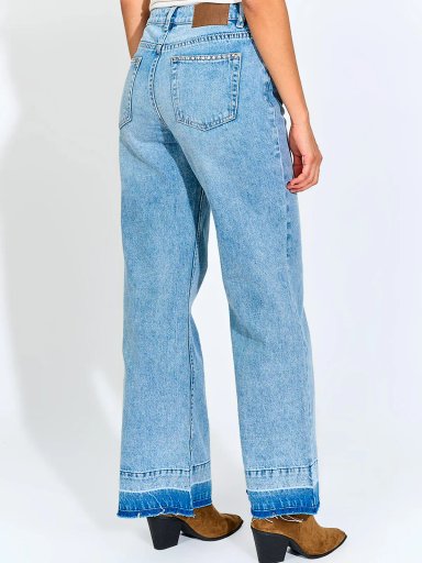 JEANS MUJER BARBADOS ALGODÓN TACHAS - 3