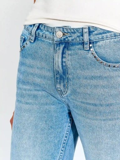 JEANS MUJER BARBADOS ALGODÓN TACHAS - 4