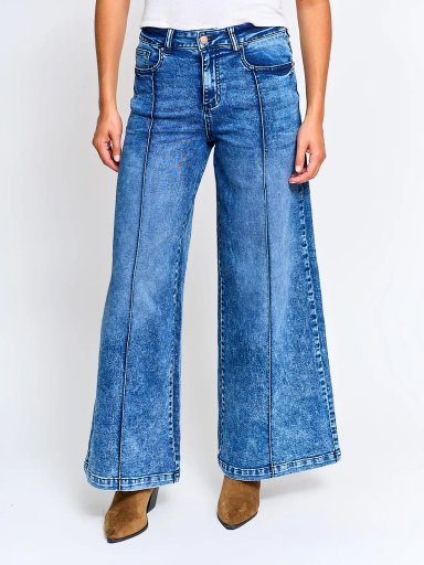 JEANS MUJER BARBADOS ALGODÓN WIDE LEG - 2