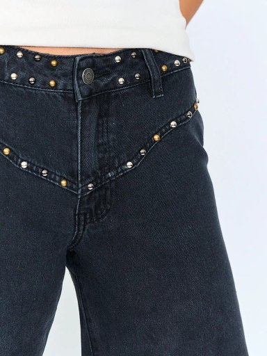 JEANS MUJER BARBADOS ALGODÓN TACHAS - 4