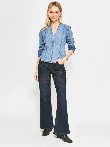 BLUSA MUJER PEPE JEANS ALGODÓN DENIM - 4