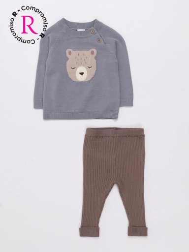 CONJUNTO NIÑO BABY HARVEST TEJIDO - 1
