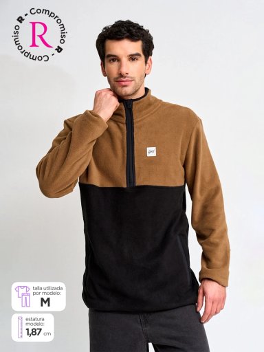 POLAR HOMBRE HALF HALF ZIPPER - 1