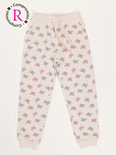 PANTALÓN DE BUZO NIÑA HARVEST ESTAMPADO - 1