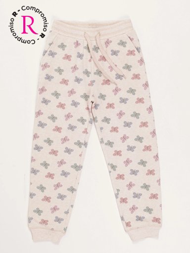 PANTALÓN DE BUZO NIÑA HARVEST ESTAMPADO - 1