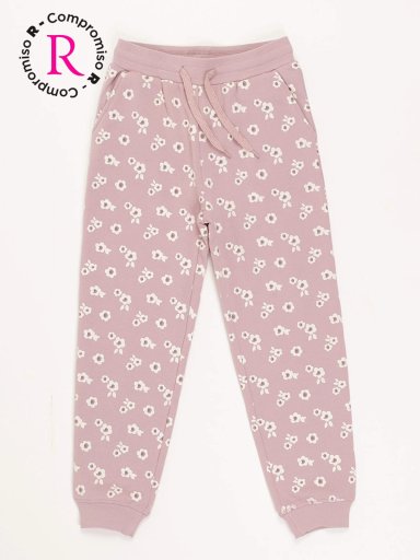 PANTALÓN DE BUZO NIÑA HARVEST ESTAMPADO - 1