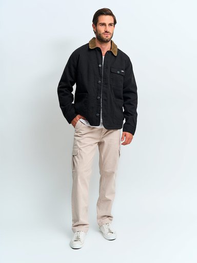 CHAQUETA HOMBRE HALF ALGODÓN SHERPA - 4