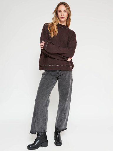SWEATER MUJER BARBADOS LANA BRILLOS - 4