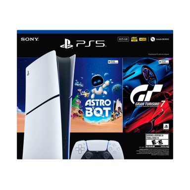 CONSOLA PLAYSTATION 5 EDICIÓN DIGITAL 825GB + ASTRO BOT + GRAN TURISMO 7 - 3