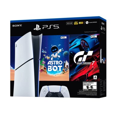 CONSOLA PLAYSTATION 5 EDICIÓN DIGITAL 825GB + ASTRO BOT + GRAN TURISMO 7 - 4