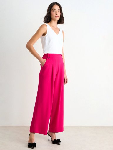 PANTALÓN MUJER ASH LISO PALAZZO - 2