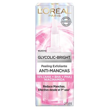 SÉRUM ANTIMANCHAS LOREAL PEELING EXFOLIANTE GLYCOLIC BRIGHT 25 ML - 4